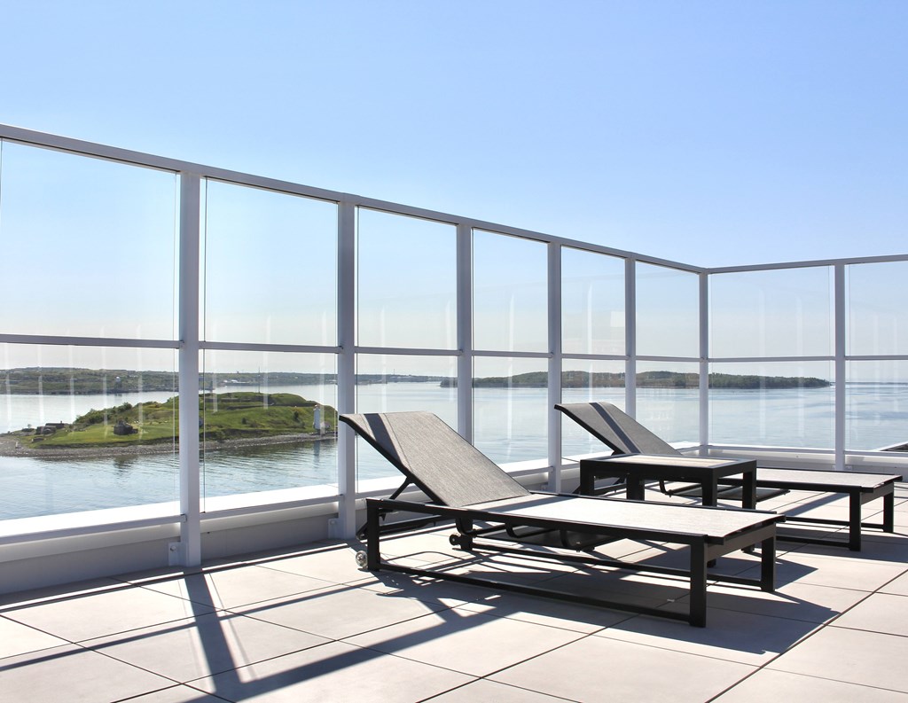 12th Floor Terrace with Pool & Hot Tub