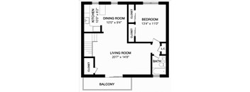 Beachwood Floor Plan at Troy Hills Village in Parsippany, NJ,07054