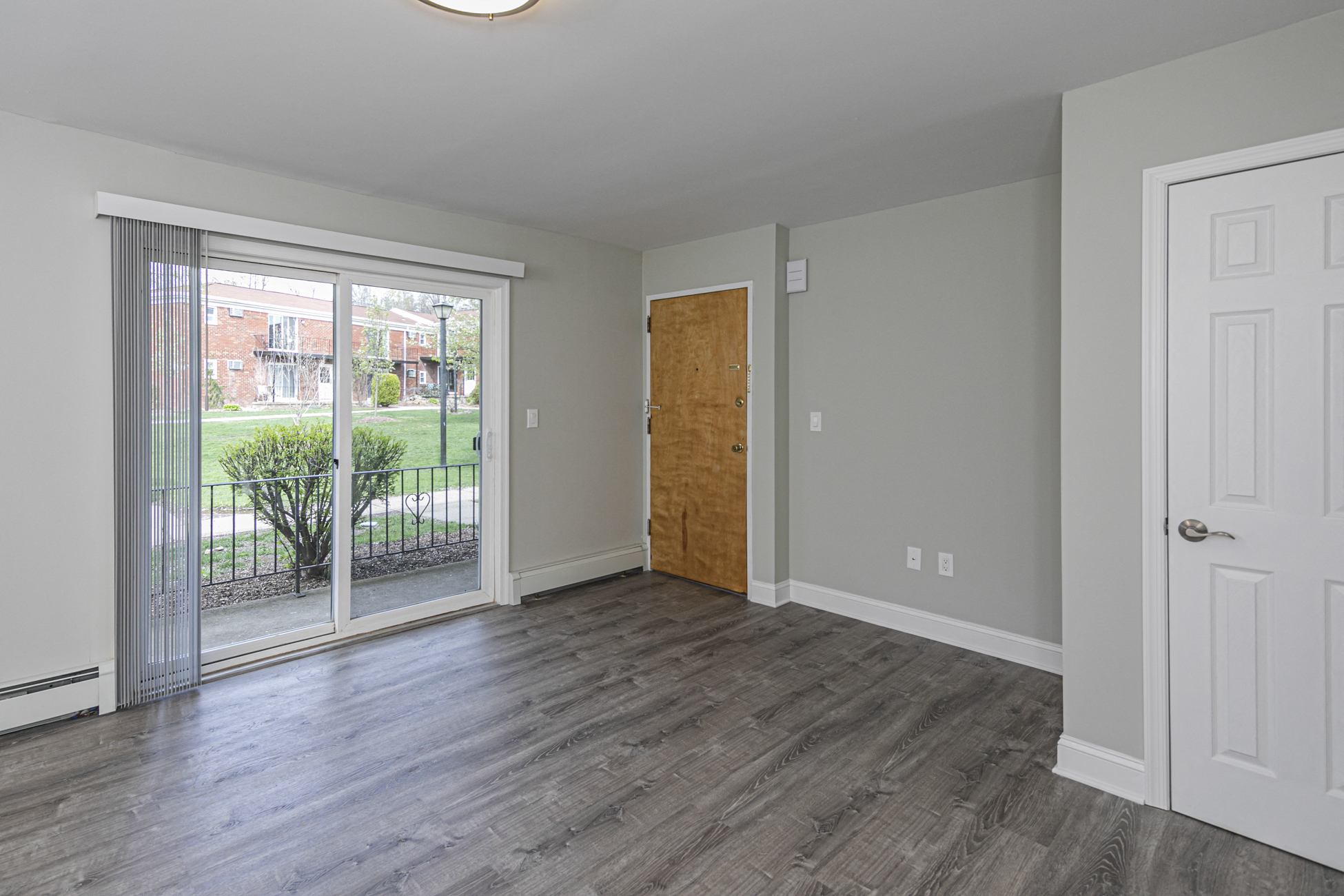 Composite floors with patioat Troy Hills Village in Parsippany, NJ,07054