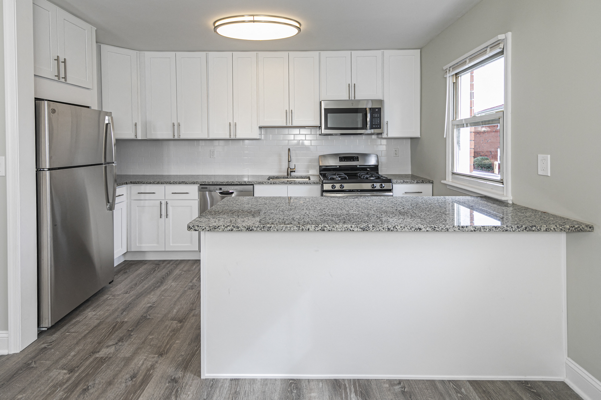Newly renovated open kitchens at Troy Hills Village Apartments in Parsippany, NJ, 07054