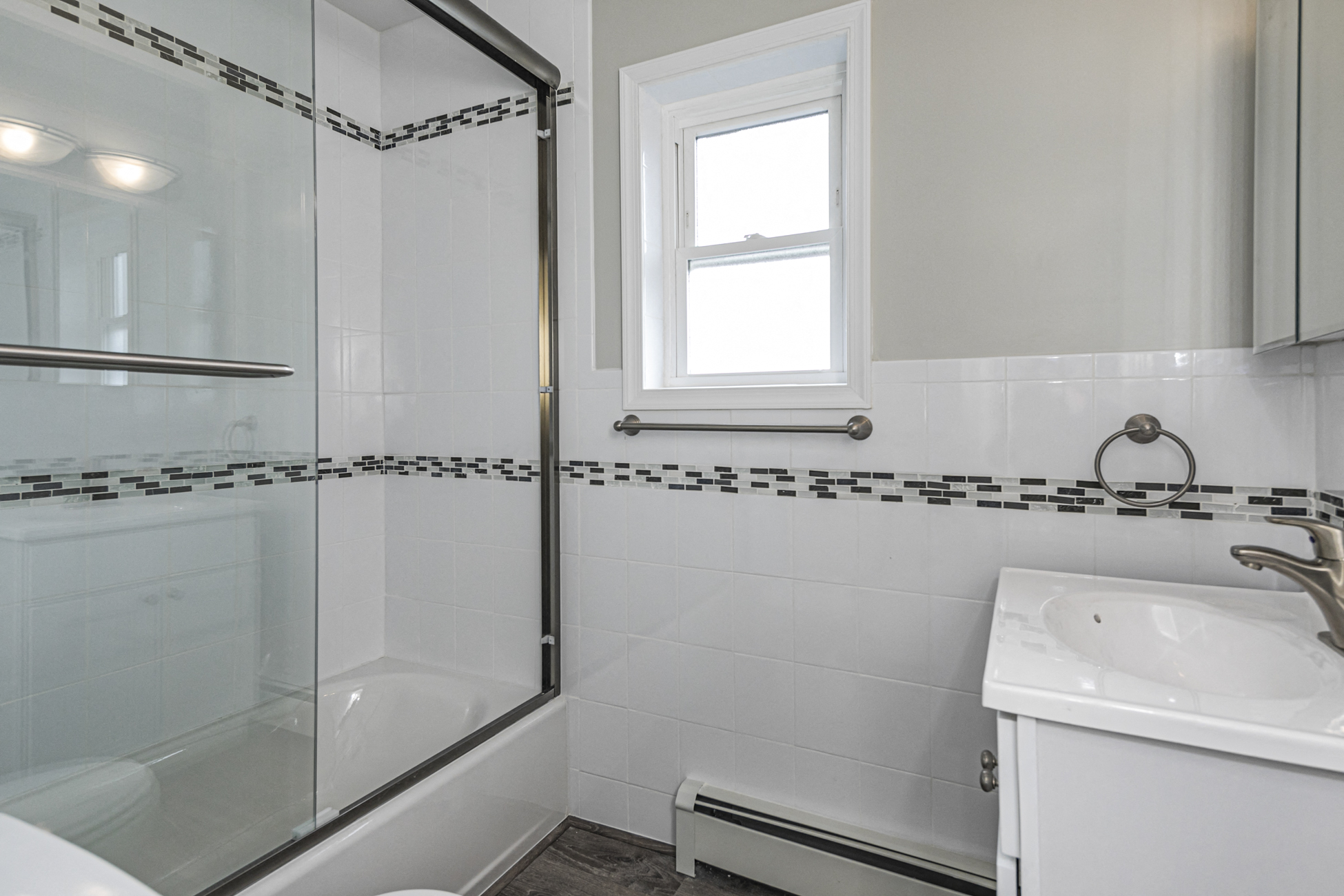 Newly renovated bathroomat Troy Hills Village in Parsippany, NJ,07054