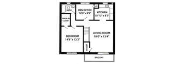 The Cypress Floor Plan at Troy Hills Village Parsippany, NJ 07054