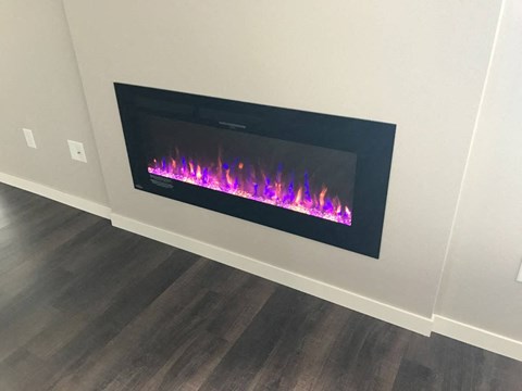 Fireplace at Grayhawk Apartments, Fargo, North Dakota