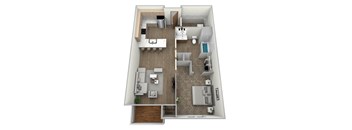 bedroom floor plan an in 1b floor plan, transparent png download at Pinehurst Apartments, Minnesota