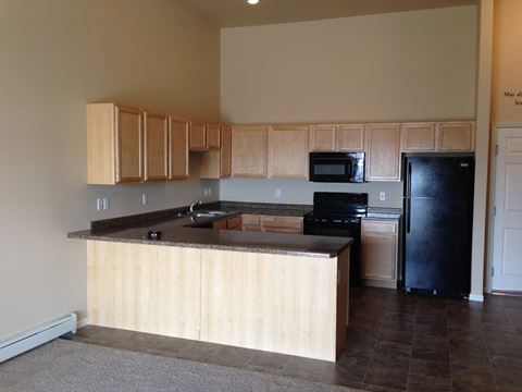 Kitchen Unit at Shadow Ridge Apartments, West Fargo, 58078