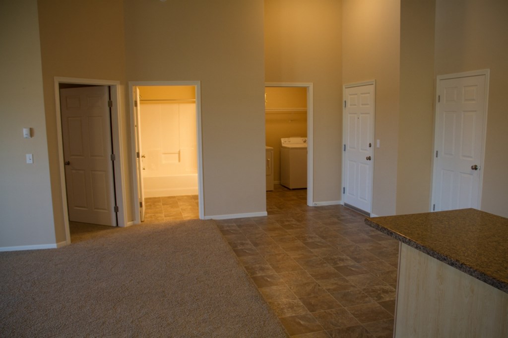 Unfurnished Living Area at Shadow Ridge Apartments, North Dakota