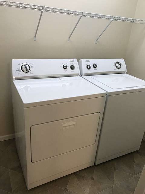In Home Stacked Washer/Dryer at Boulder Ridge Apartments, Fargo, North Dakota