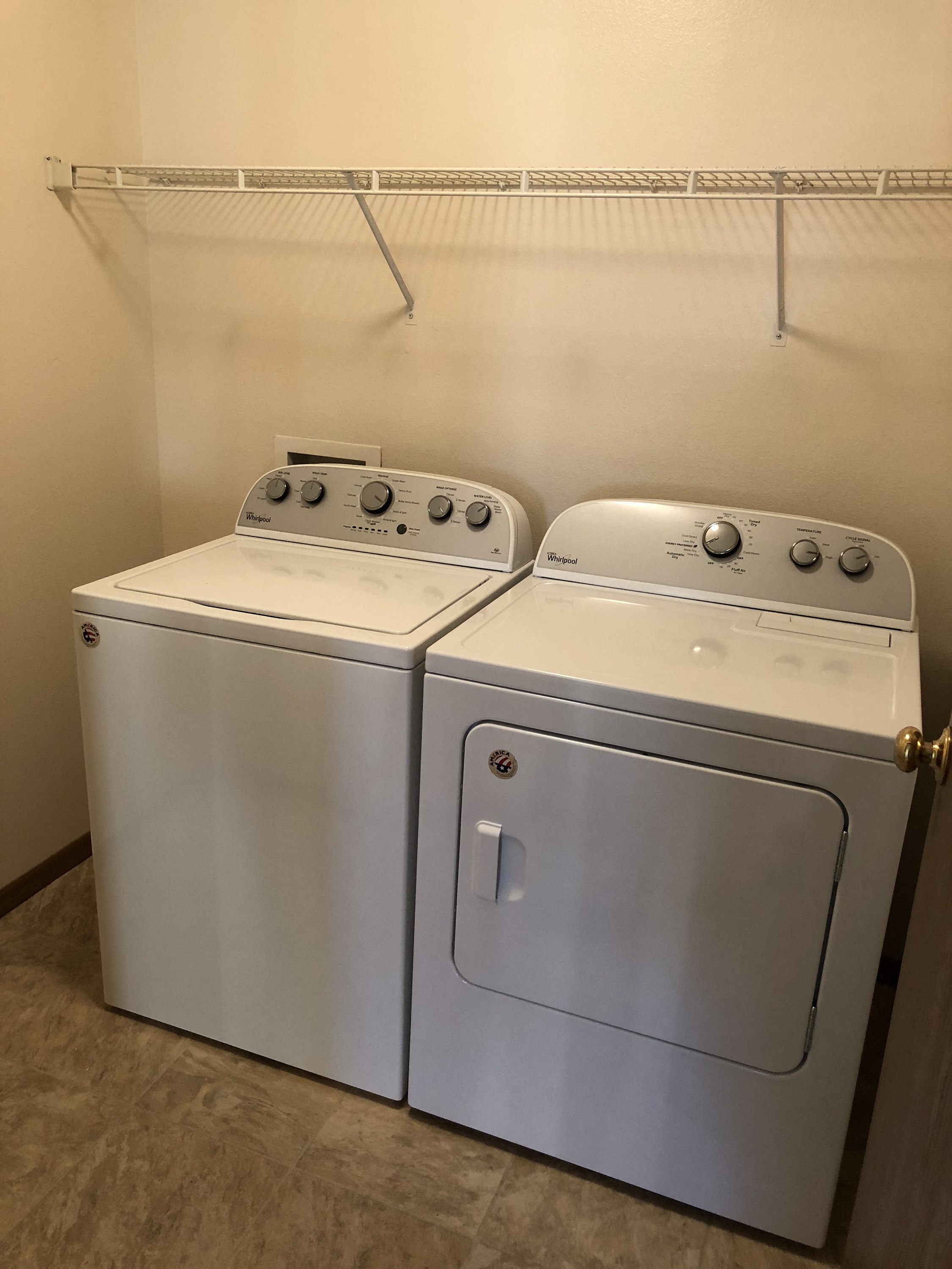 In Home Full Size Washer And Dryer at Royal Oaks Apartments, Fargo, ND, 58103