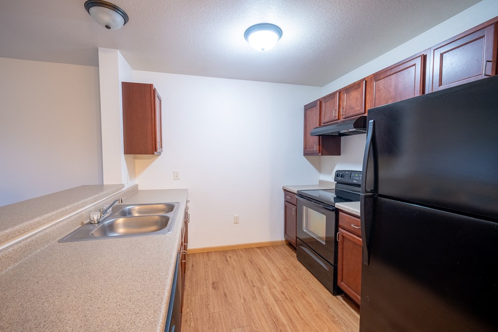 Kitchen at Timber Ridge Apartments, Bemidji, MN, 56601