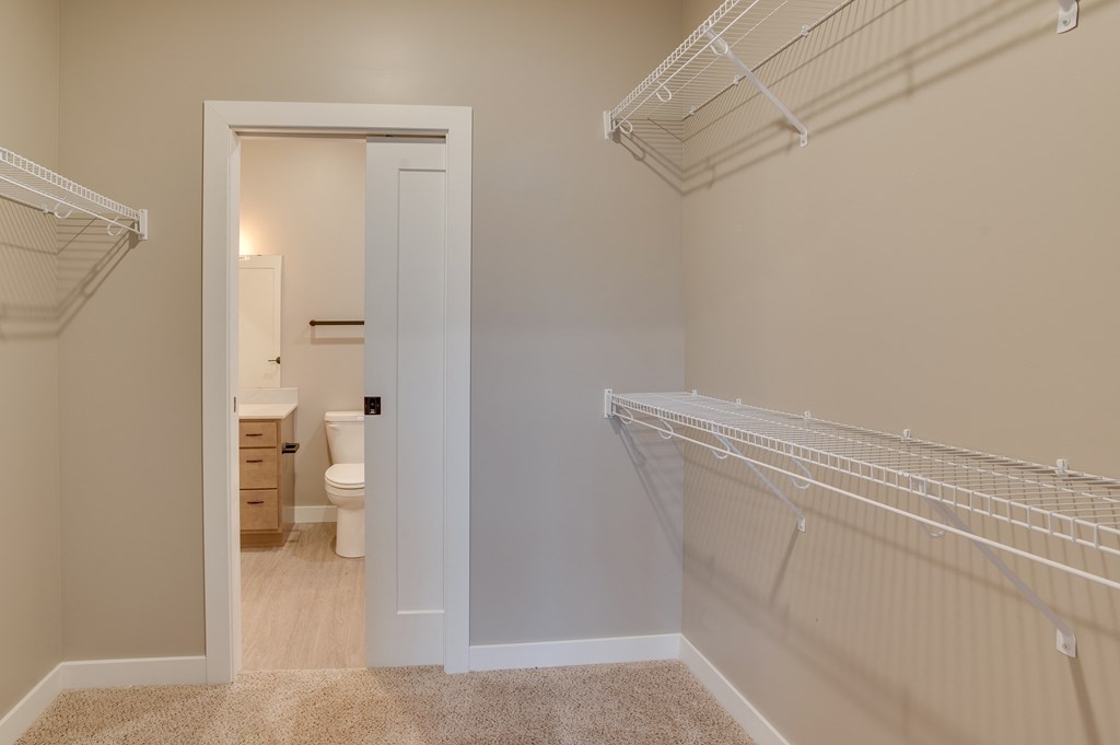 Closet at Bella Rose Apartments, Hudson, 54016
