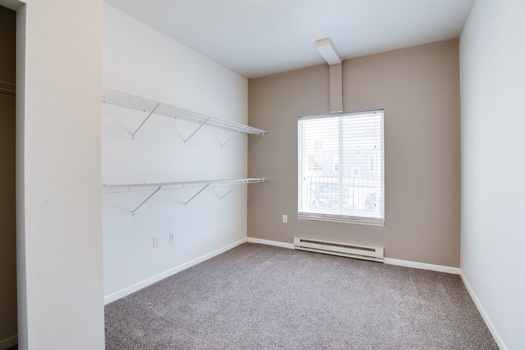 Carpeted Bedroom at Urban Crossing Apartments, Fargo, North Dakota