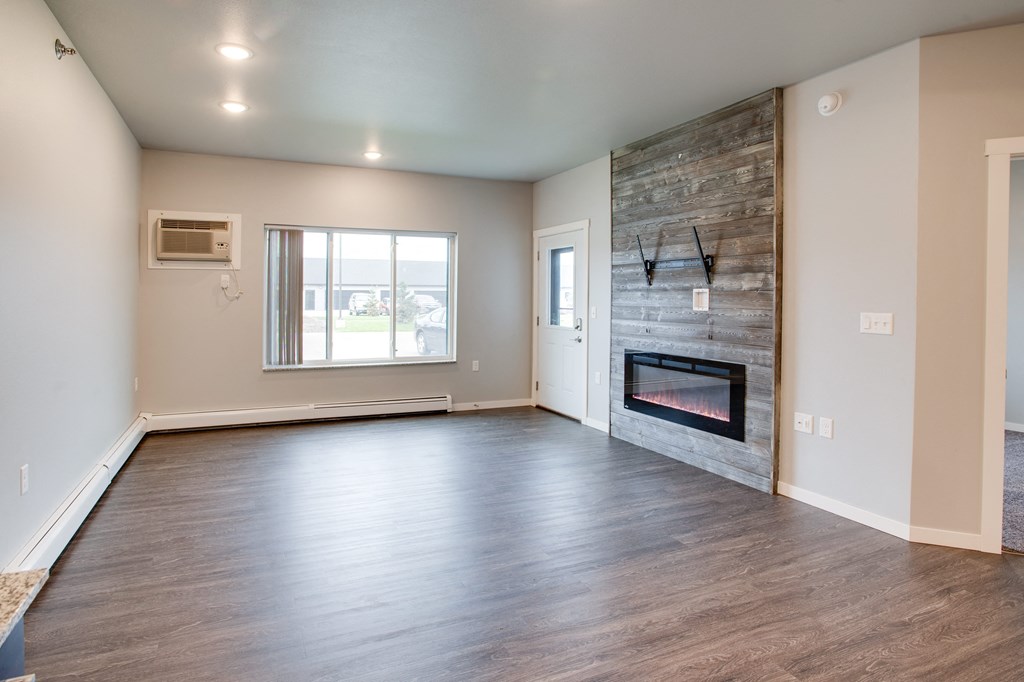 Living room at Mezzo Apartments, Fargo, ND, 58104