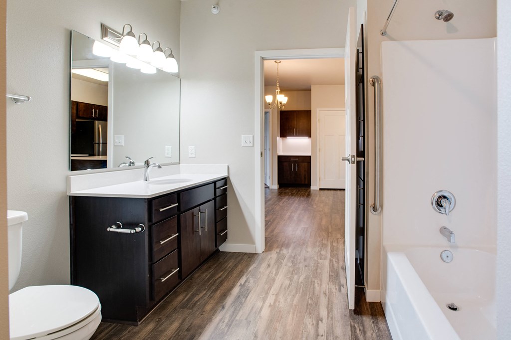 Bathroom at Beacon Estates Apartments, Fargo, ND, 58103