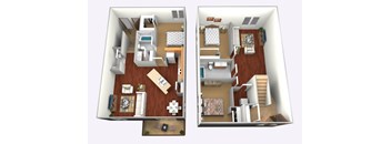 House Floor Plan at Courtyard Townhomes, Moorhead, Minnesota