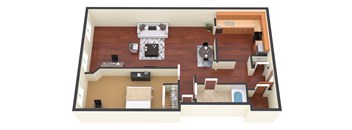 deLendrecies 1 Bed, 1 Bath