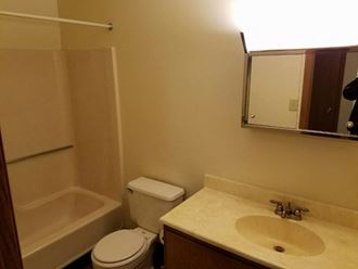 Bathroom Bathroom at Columbia Park Apartments, Grand Forks, 58201