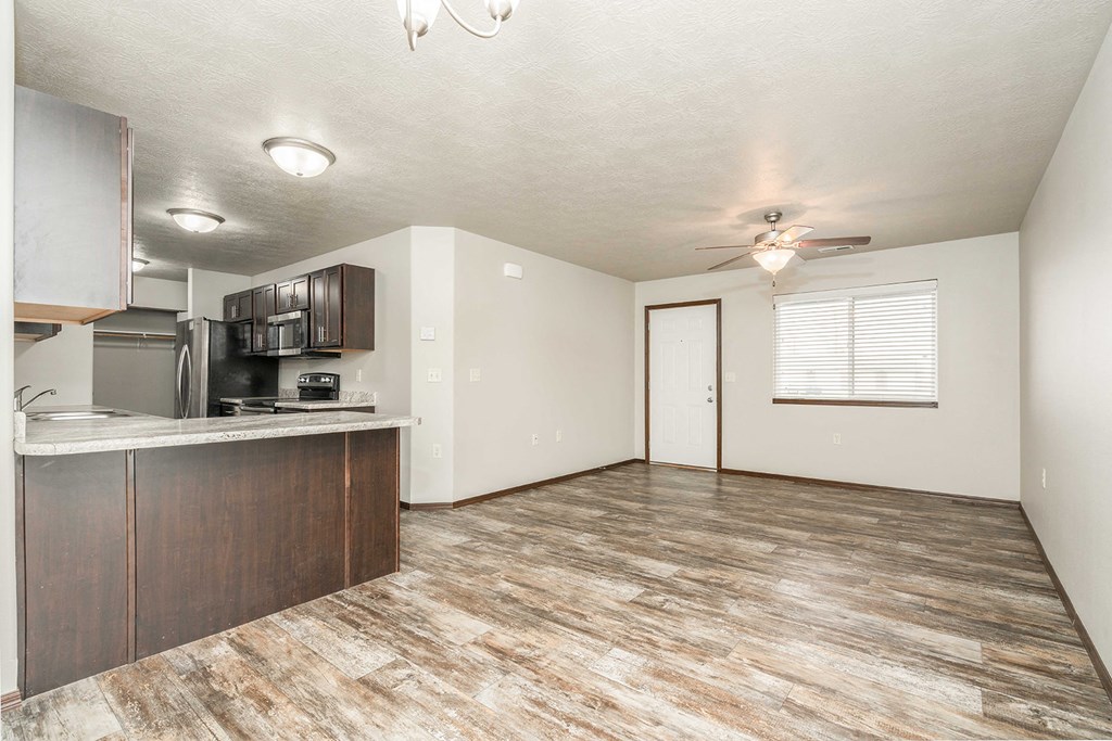 Open Living and Kitchen at Graystone Townhomes,, Sioux Falls, SD