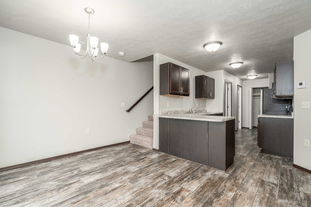 Kitchen at Graystone Townhomes, Sioux Falls, 57108