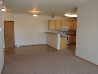 Livingroom Kitchen at Lakestone Apartments, Moorhead, MN