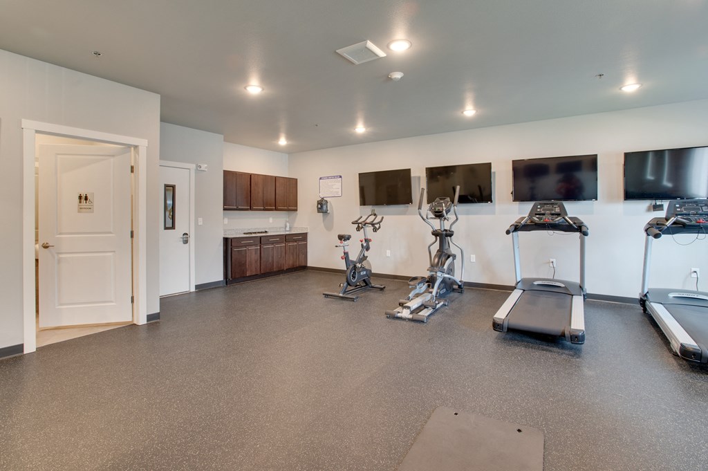 Fitness Room at Mezzo Apartments, ND, 58104