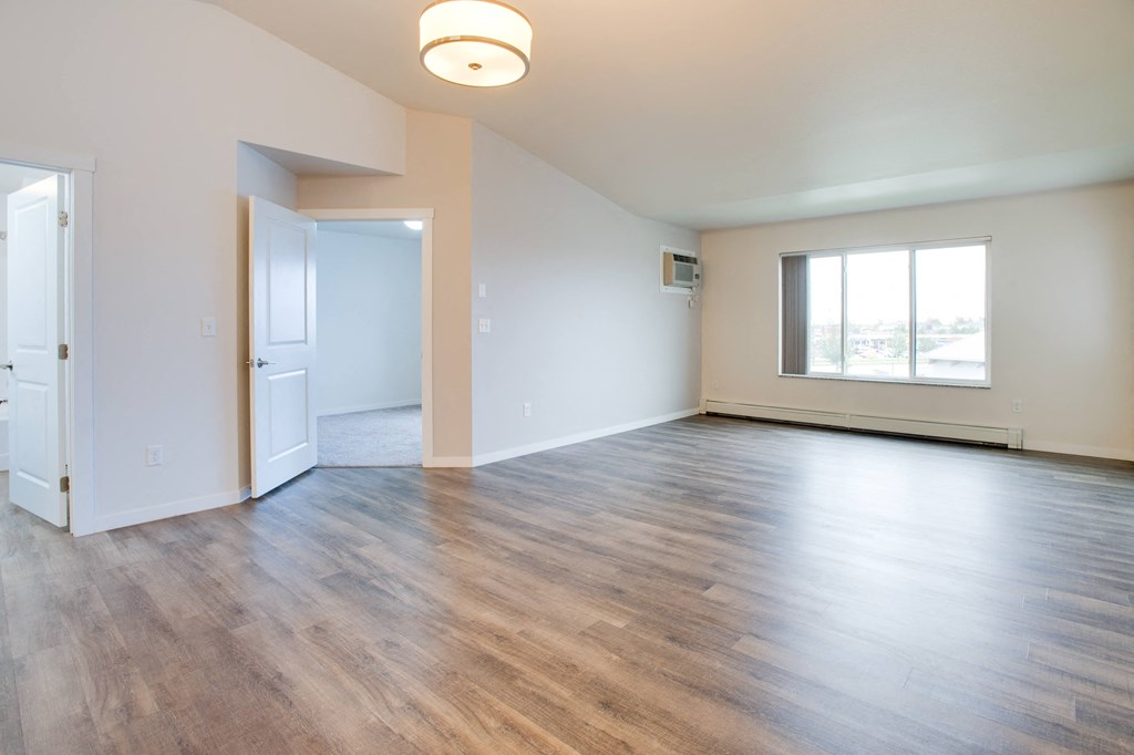 Living room at Mezzo Apartments, Fargo, ND, 58104