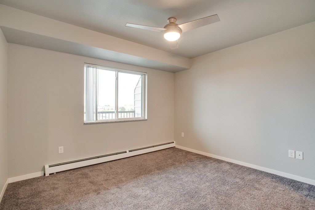 Bedroom at Mezzo Apartments, Fargo