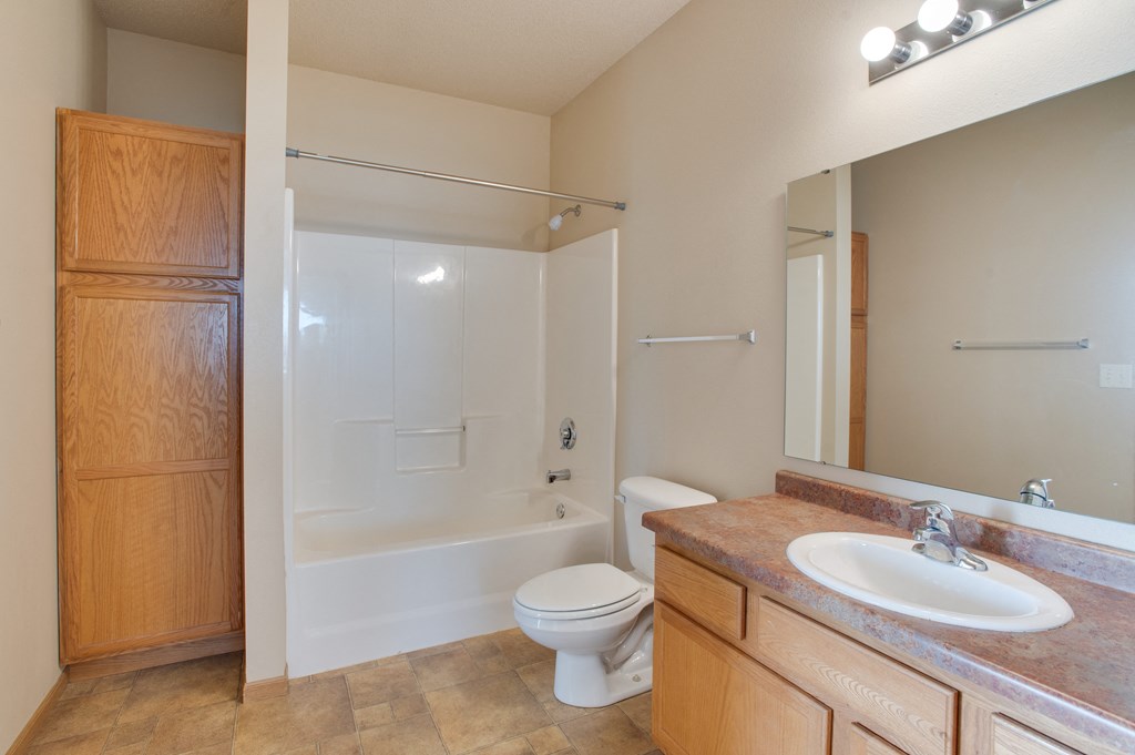 Bathroom at Osgood Place Apartments, ND, 58104