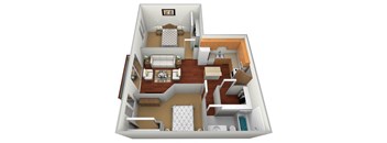 2 Bedroom, 1 Bath