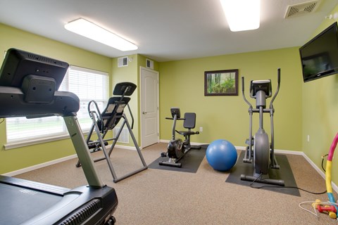 Fitness Room at Stetson Village Apartments, Fergus Falls, MN, 56537