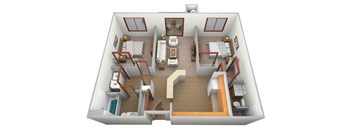 2 bed 2 bath at Savanna  Apartments, St Cloud, MN