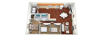 3 Bedroom, 2 Bathroom