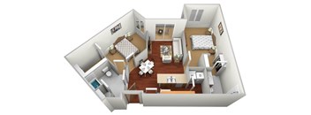 2 Bedroom, 2 Bathroom