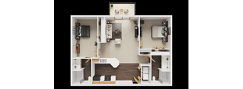 2 Bed, 2 Bath