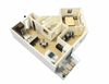 One Bedroom, One Bath D