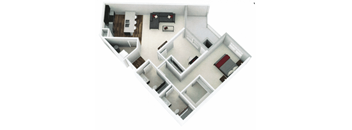 Two Bedroom, Two Bath A