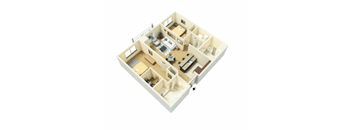 Two Bedroom, Two Bath D