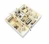 Two Bedroom, Two Bath D