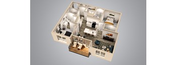 Two Bed, Two Bathroom A