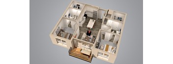 Two Bed, Two Bathroom B