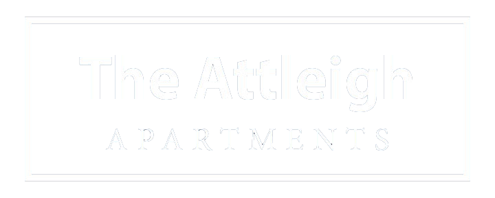 the alright apartments logo with white text on a green background