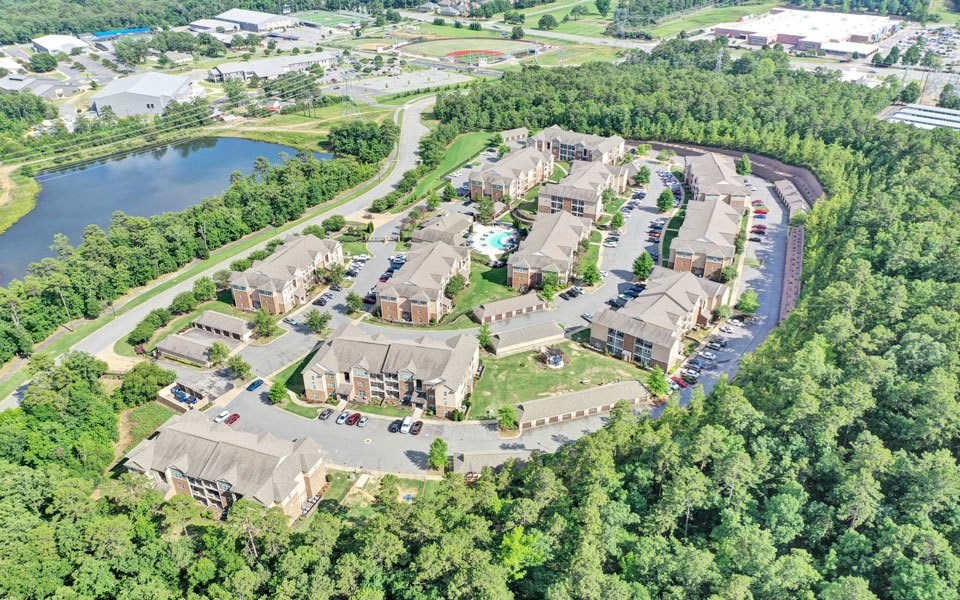 Property Aerial at Chenal Pointe