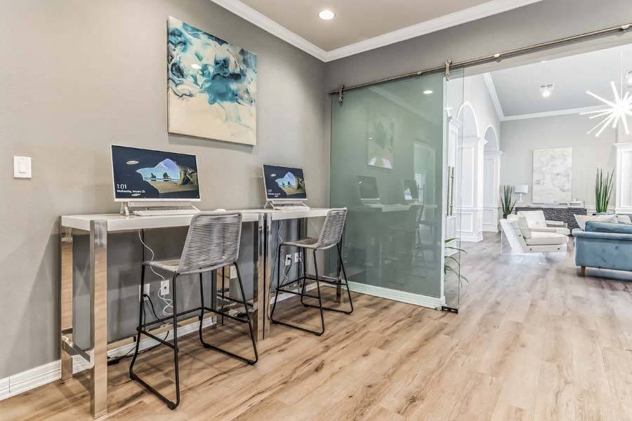 Clubhouse computer station