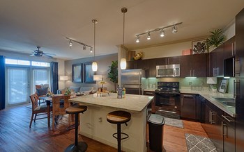 Gourmet Kitchen With Island Gourmet Kitchen With Island at City Lake, Houston, TX, 77054 - Photo Gallery 5