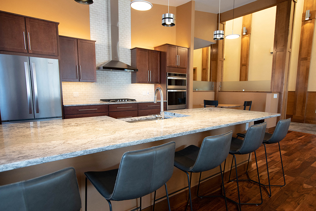 Granite Counter Tops In Kitchen at Cedar Place Apartments, Cedarburg