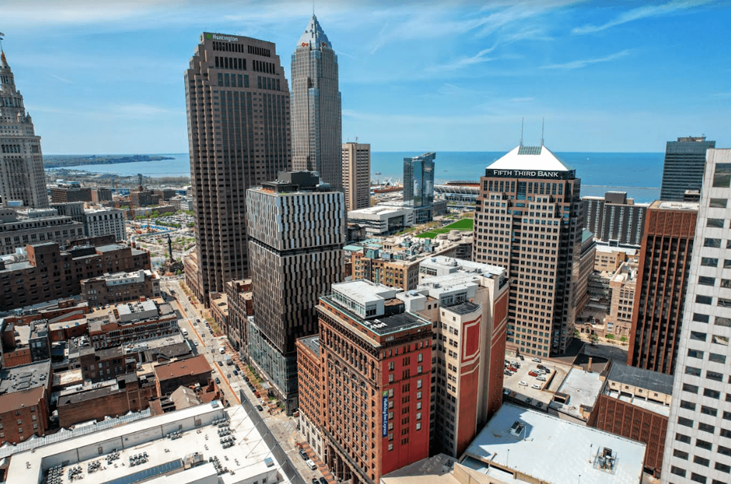 View from top at Lofts at 629, Ohio