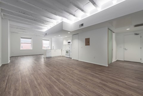 Wood Floor at Market District Lofts, Ohio
