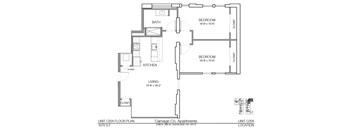 c2-1070 - 2 bed, 1 bath