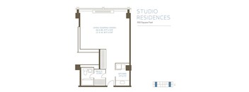 ST2 Floor Plan at The Pavilion, Michigan