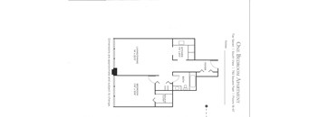 1 Bedroom Floor Plan at Columbus Plaza, Illinois