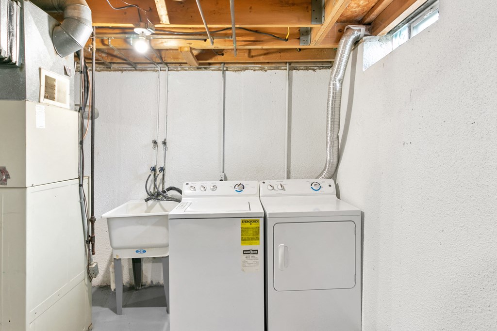 Laundry Room at The Village of Hyde Park, Detroit, Michigan